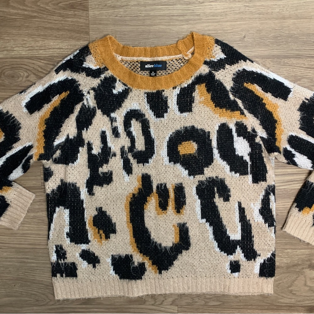Leopard sweater - Picture 4 of 4